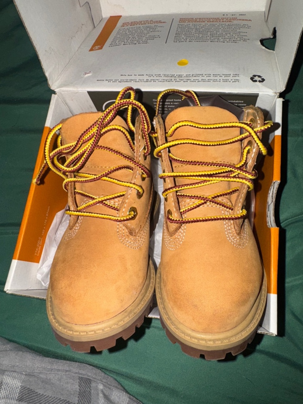 Timberland Kids 6" Premium Boot in Wheat/Tan toddler - Picture 5 of 9